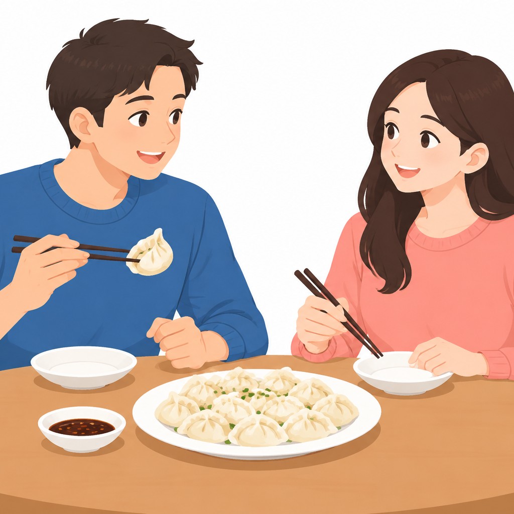 两个人正在买水果。
